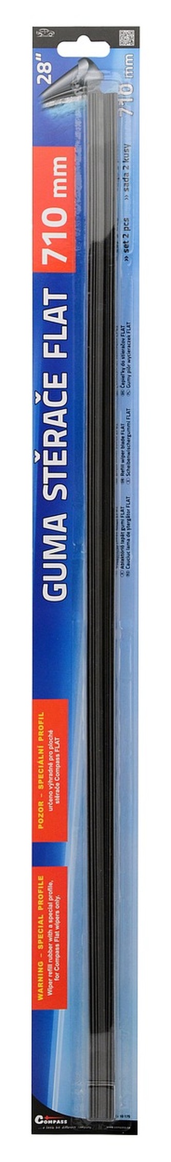Guma stierača FLAT 710 mm 2ks