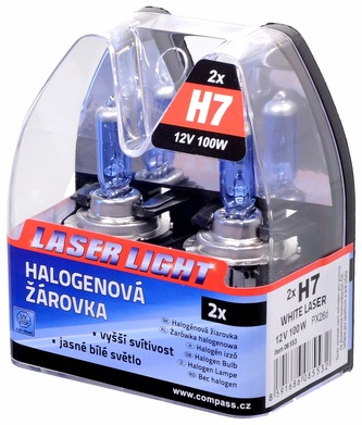 Žiarovka 12V H7 100W PX26d WHITE LASER 2ks