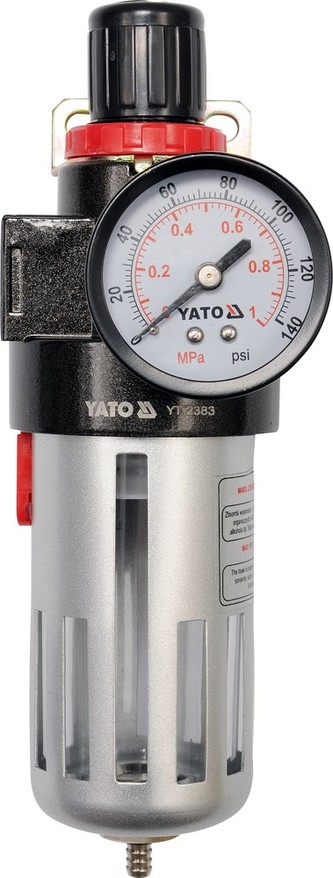 Regulátor tlaku vzduchu 1/2\", max. 0,93MPa, s filtrem (90ccm)