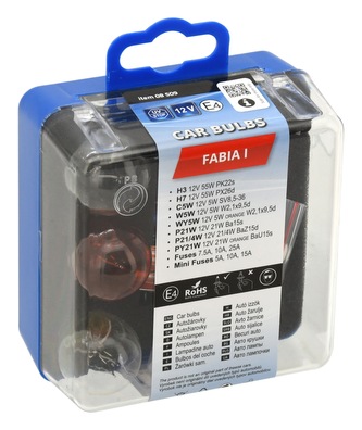 Žiarovky servisný box ŠKODA FABIA I.
