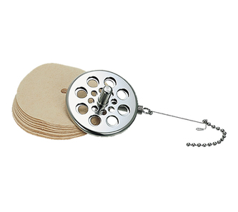 Adaptér na papierové filtre pre vacuum poty Hario TCA (F-103MN) - adaptér + 50 ks filtrov