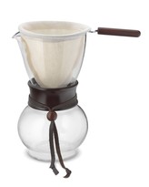 Dripper (Drip Pot) Hario Woodneck (DPW-3) - na 4 šálky, 480 ml