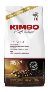 Kimbo Espresso Bar Prestige - zrnková káva, 1 000 g