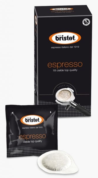 Espresso Bristot, ESE pod, 18ks