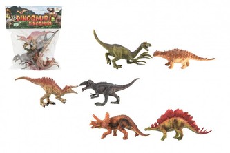 Dinosaurus plast 15-16cm 5ks v sáčku