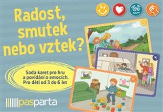Radost, smutek nebo vztek? - Sada karet pro hru a povídání o emocích Radost, smutek nebo vztek? - Sada karet pro hru a povídání o emocích