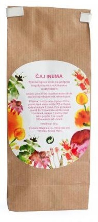 Bilegria INUMA, Bylinná čajová směs na podporu imunity, s echinaceou a rakytníkem 50 g
