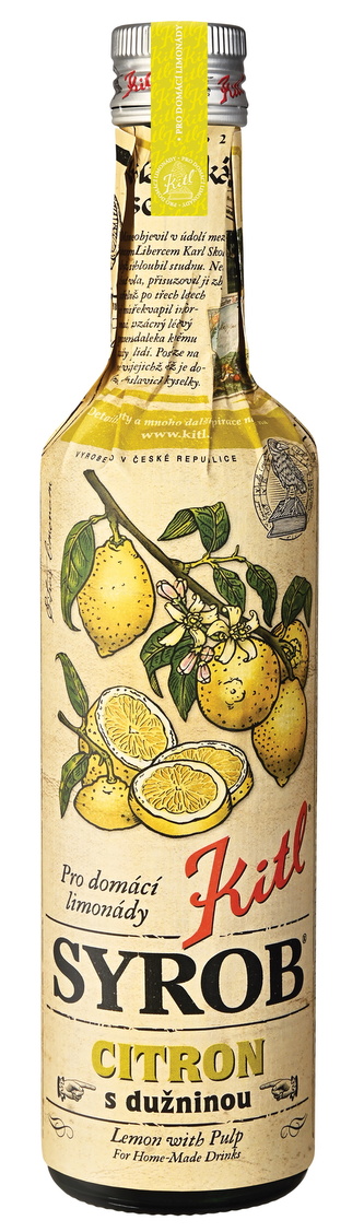 Kitl Syrob Citron s dužinou 500 ml