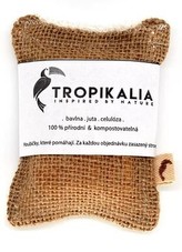 Tropikalia Kompostovatelná houbička na nádobí z juty, bavlny a přírodní celulózy (Mini)