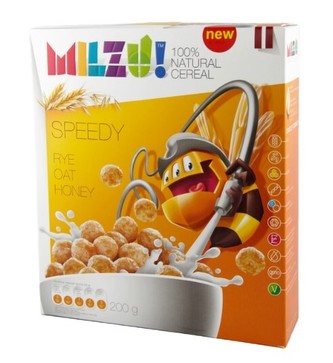 Milzu! Cereální kuličky s medem 200 g