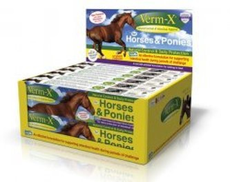 VERM-X VERM-X PŘÍRODNÍ PELETY PROTI STŘEVNÍM PARAZITŮM PRO KONĚ 250G