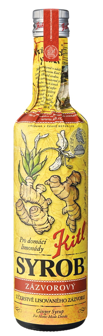 Kitl Kitl Syrob Zázvorový 500 ml - sirup na prípravu domácich limonád