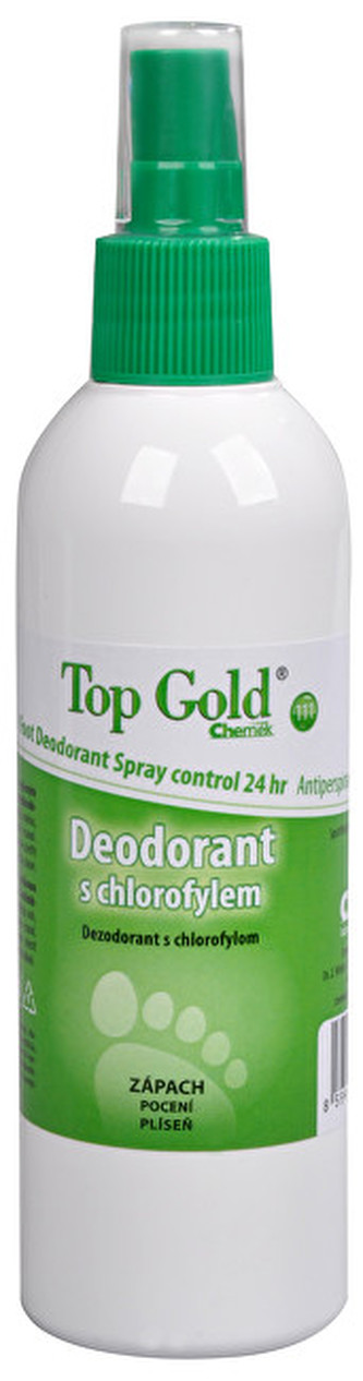 Chemek TopGold - deodorant s chlorofylem a Tea Tree Oil (na nohy) 150 g