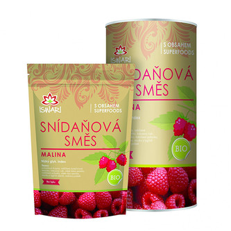 Iswari Snídaňová směs malina 300 g