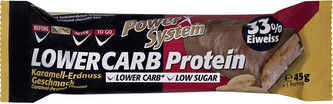 Power System LOWER CARB Protein Bar 33% Caramel Peanut 45 g