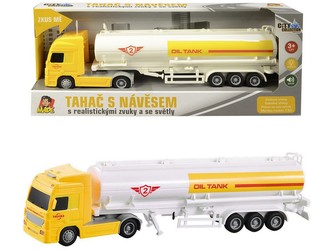 Kamión cisternou, na zotrvačník 8 x 33 x 5 cm