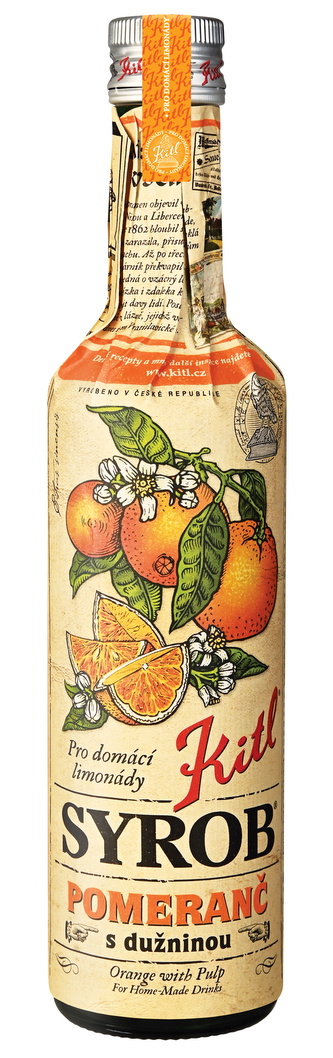 Kitl Kitl Syrob Pomeranč s dužinou 500 ml