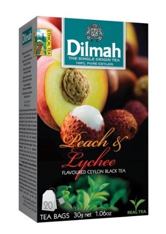 Dilmah Čaj čierny, Broskyňa, Lychee 20 ks