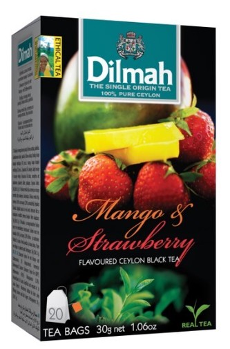 Dilmah Čaj černý, Mango, Jahoda 20 ks