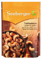 Seeberger Kešu oříšky pražené a solené 150 g