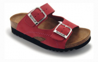 Scholl Zdravotní obuv dámská MOLDAVA WEDGE AD červené 37