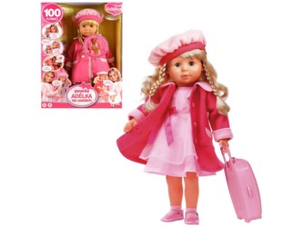 Bábika Adélka 100 funkcií, 45cm