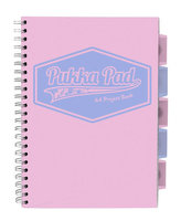 Pukka Pad Projektový blok Pastel A4, papír 80g, 100 listů, růžový