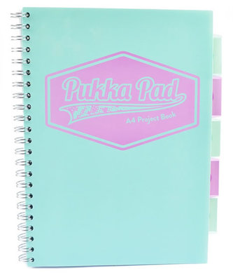 Pukka Pad Projektový blok Pastel A4, papír 80g, 100 listů, světle zelený
