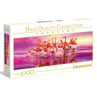 Puzzle Panorama Plameniaky/1000 dielikov