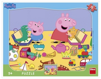 Puzzle 12 Peppa Pig sa hrá
