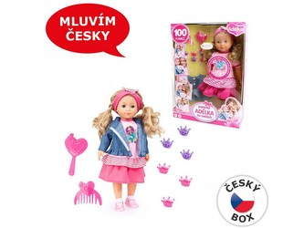 Bábika Adélka 100 vetá, 42 cm