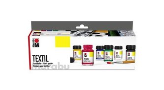 Marabu barva na textil sada 6 x 15 ml