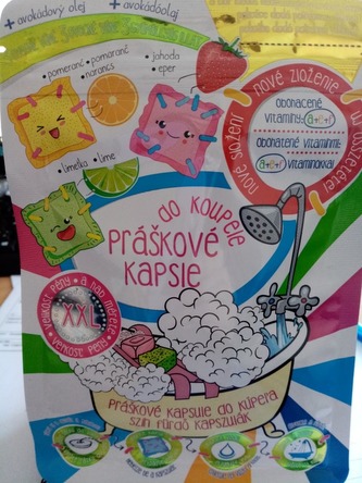 Foam maker práškové kapsule do kúpeľa