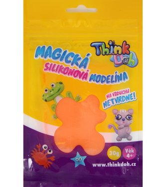 Think Doh - silikonová modelína oranžová