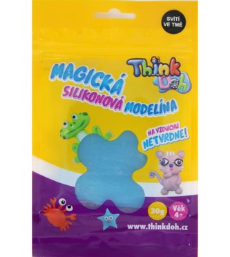 Think Doh svítící silikonová modelína základní