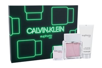 Calvin Klein Euphoria toaletní voda 100 ml + toaletní voda 15 ml + balzám po holení 100 ml