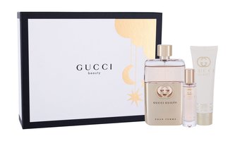 Gucci Gucci Guilty parfémovaná voda 90 ml + tělové mléko 50 ml + parfémovaná voda 15 ml Gucci Gucci Guilty parfémovaná voda 90 ml + tělové mléko 50 ml + parfémovaná voda 15 ml