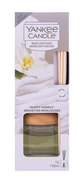 Yankee Candle Fluffy Towels Bytový sprej a difuzér 120 ml unisex