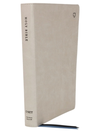 NET Bible, Thinline, Leathersoft, Stone, Comfort Print