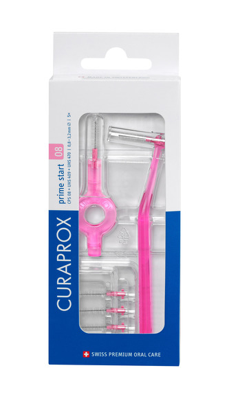 Curaprox Medzizubné kefky CPS 08 Prime Štart 0,8 - 3,2 mm unisex