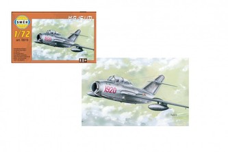Model MiG-15 UTI 1:72 15 x 14 cm v krabici 25 x 14 x 5 cm