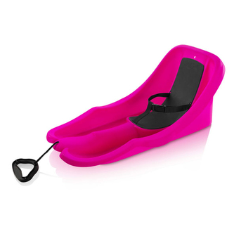 Baby rider monster růžová s černou sedačkou