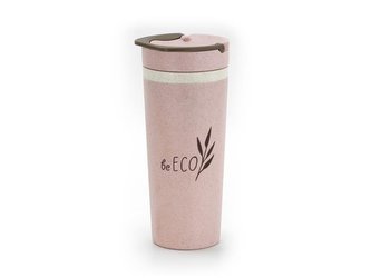 Termohrnek G21 beECO Americano 450ml růžový