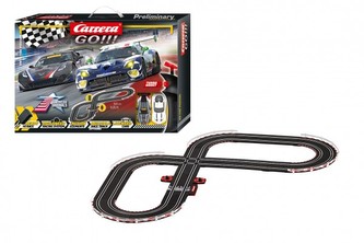 Autodráha Carrera GO!!! 62521 Onto the podium 3,6 m + 2 autá v krabici 58x40x8cm
