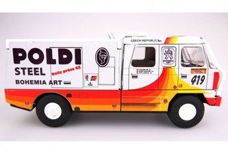 Auto Tatra 815 Dakar 1996 Poldi kov 16cm 1:43 v krabičke Kovap