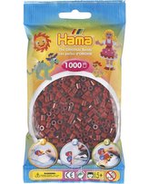 Tmavě hnědé korálky - 1.000ks MIDI