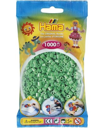 Světle zelené korálky 1.000ks MIDI