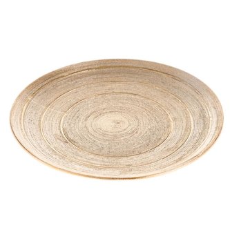Keramická tácka - zlatá 25,5 cm