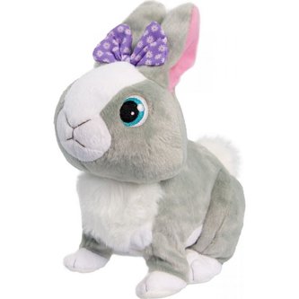 Interaktivní králíček Bany- 2 druhy barvy mašličky