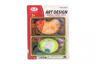 Inspiro pravítka šablóny plast na karte 23x29cm